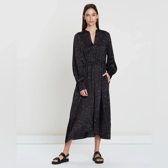 Vince Dresses & Skirts - Vince Constellation print poet dress with pockets Size: XS